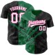 Custom Graffiti Pattern Black Kelly Green-Pink 3D Scratch Authentic rugby Jersey Custom Graffiti Pattern Black Kelly Green-Pink 3D Scratch Authentic rugby Jersey