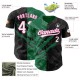 Custom Graffiti Pattern Black Kelly Green-Pink 3D Scratch Authentic rugby Jersey Custom Graffiti Pattern Black Kelly Green-Pink 3D Scratch Authentic rugby Jersey