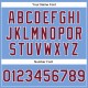 Custom Powder Blue Crimson-White Authentic rugby Jersey