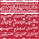 Custom Red White 3D Christmas Snowflakes Performance Golf Polo Shirt